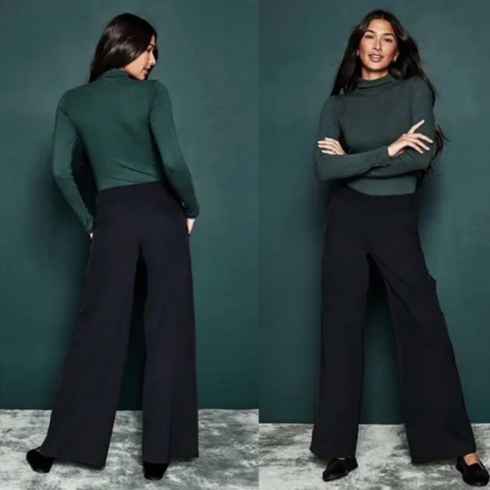 summersalt Black Wide-Leg Pants
